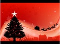 Red Christmas background Royalty Free Stock Photo