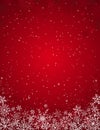 Red christmas background, Royalty Free Stock Photo