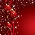 Red christmas background Royalty Free Stock Photo