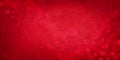 Red Christmas background with bokeh lights or circles that sparkle