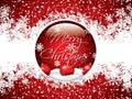 Red Christmas background