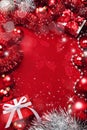 Red Christmas Background Royalty Free Stock Photo