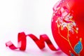 Red christmas ball Royalty Free Stock Photo