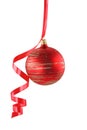 Red christmas ball Royalty Free Stock Photo