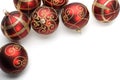 Red Christmas balls