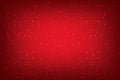 A red Christmas banner background with lights and sparkle Beautiful red background with texture, vintage Christmas or valentines