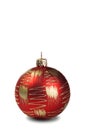 Red Christmas bauble