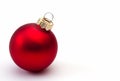 Red christmas bauble Royalty Free Stock Photo