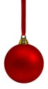 Red Christmas Bauble Royalty Free Stock Photo