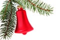 Red Christmas Bell Royalty Free Stock Photo