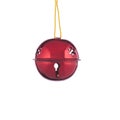 Red Christmas Bell Ornament Royalty Free Stock Photo