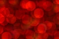 Red christmas bokeh with light beautifully little lights