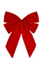 Red Christmas Bow Royalty Free Stock Photo