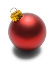 Red Christmas Bulb Royalty Free Stock Photo