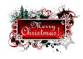 Red christmas card Royalty Free Stock Photo