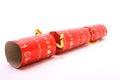 Red Christmas Cracker Royalty Free Stock Photo