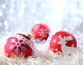 Red Christmas Decorations Royalty Free Stock Photo