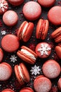 Red Christmas Macarons DelighT