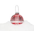 Red Christmas New Year bauble