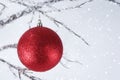 Red Christmas Ornament Royalty Free Stock Photo