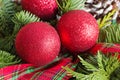 Red Christmas Ornaments Royalty Free Stock Photo