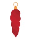 red christmas pendant