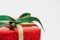 Red Christmas present Royalty Free Stock Photo