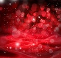 Red Christmas Stars Abstract Background Royalty Free Stock Photo