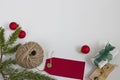 Red Christmas Tags and Twine