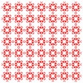 Red Christmas Traditional Ornamental Pattern Texture Background