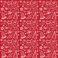 Red Christmas wallpaper Royalty Free Stock Photo