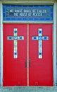 Red Church Doors Royalty Free Stock Photo