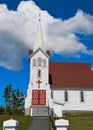 Red Church Doors Royalty Free Stock Photo