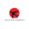 Air Plane Company in Red Circle