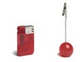 Red Cigarette Lighter and holder clip Royalty Free Stock Photo