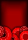 Red circle style vector background Royalty Free Stock Photo