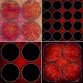 Red circles backgrounds Royalty Free Stock Photo