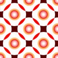 Red circles seamless pattern Royalty Free Stock Photo