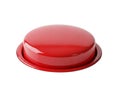 Red circular push button Royalty Free Stock Photo