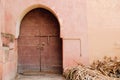 Red classic arabic style door