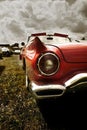 Red Classic Car Royalty Free Stock Photo