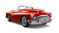 Red classic coupe car Royalty Free Stock Photo