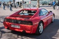 red classic Italian sports car, the Ferrari 348 TB