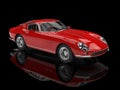 Red classic sports car Royalty Free Stock Photo