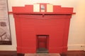 .!the red and classical fireplace at the room 17 Dec 2011