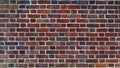 Red clay brick wall background texture Royalty Free Stock Photo