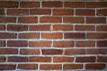 Red clay brick wall Royalty Free Stock Photo