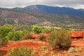 Red Clay Dirt in Jemez Mountains New Mexico