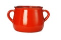 Red clay pot Royalty Free Stock Photo
