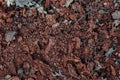 Red clay. Red soil background, earth texture, durt Royalty Free Stock Photo